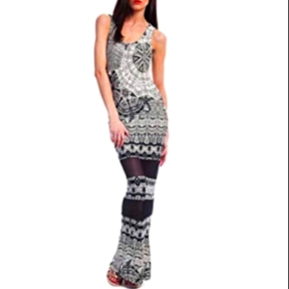 Badgley Mischka Maxi Pencil Dress                        🌟 host pick